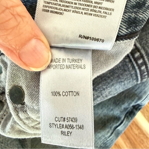 AGOLDE Riley High Rise Straight Jeans – Size 25 – 100% Cotton - Picture 8 of 9